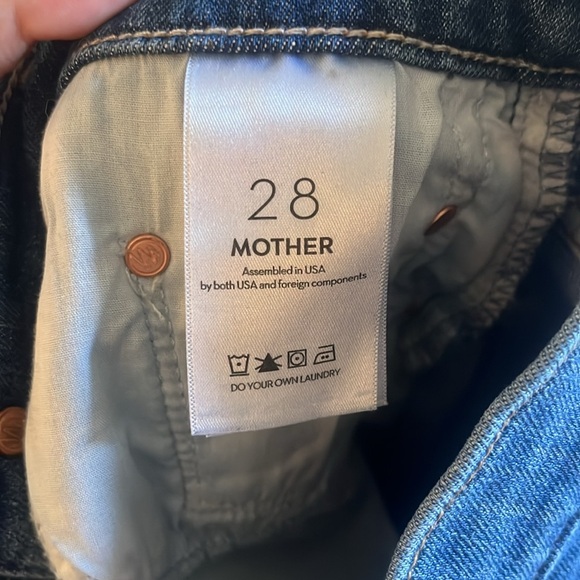 Mother High Waisted Rider Ankle Step Fray, Loafers and Lassos - 28 - Picture 11 of 11